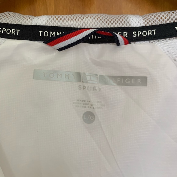 Tommy Hilfiger Clear White Lined Raincoat / Rain Jacket - Picture 6 of 7